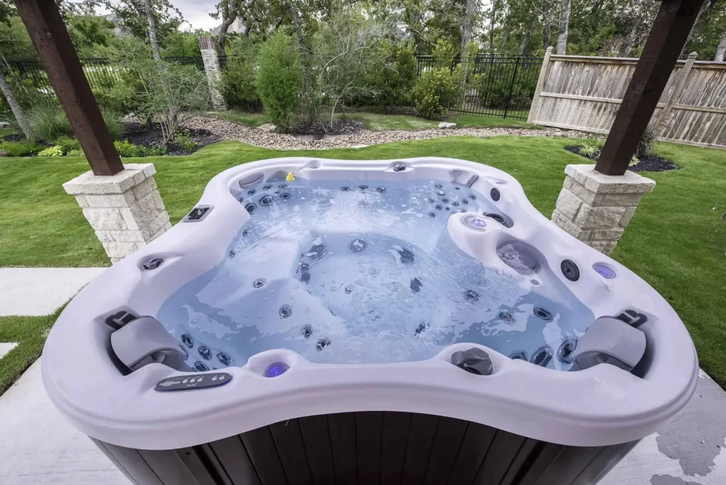 hot tub installation - water system